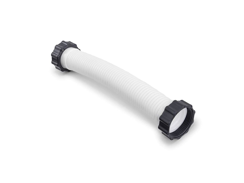 Tubo Di Collegamento Per Pompa A Sabbia INTEX 11535, Misura 46 Cm, Diametro Esterno 5,5 Cm, Interno 4 Cm, Dado Per Unione Da 5,8 Cm, Per Piscine INTEX E Bestway